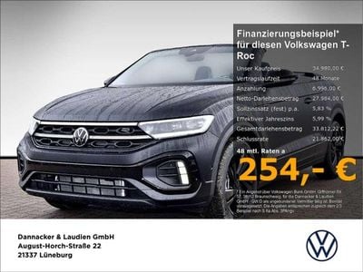 Gebraucht VW T-Roc Cabriolet Edition 150 PS (110 kW) 2024 Deep black matt schwarz Cabrio