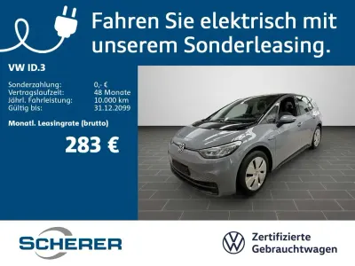Brugt VW ID.3 Pure 110 kW (150 HK) 2022 Grå Hatchback
