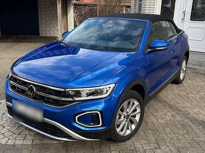 Gebraucht VW T-Roc Cabriolet Style 150 PS (110 kW) 2022 Blau Cabrio