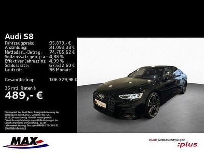 Gebraucht Audi S8 Ambiente 571 PS (419 kW) 2024 Mythosschwarz metallic Limousine