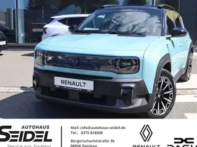 Ny Renault 4 E-Tech Iconic 110 kW (150 HK) 2025 Grøn SUV