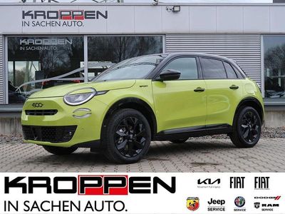 Neu Fiat 600 Sport 145 PS (106 kW) 2026 Acid grün/schwarz SUV