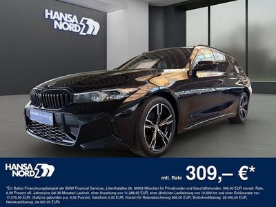 Gebraucht BMW 320 M Sport 184 PS (135 kW) 2023 Schwarz / black sapphire (metallic) Kombi