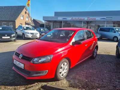 Gebraucht VW Polo Trendline 60 PS (44 kW) 2010 Rot Kleinwagen