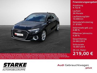 Gebraucht Audi A3 Advanced Plus 150 PS (110 kW) 2023 Mythosschwarz metallic Limousine