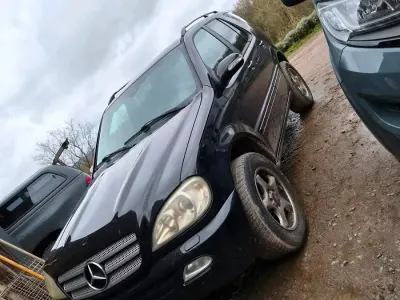 Usata Mercedes ML270 163 CV (119 kW) 2004 Nero SUV