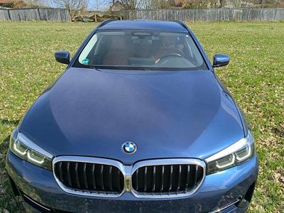 Brugt BMW 520 190 HK (139 kW) 2021 Blå Stationcar