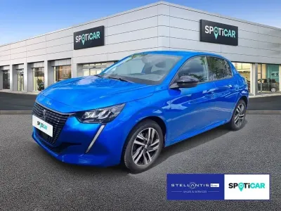 Gebraucht Peugeot 208 Allure 102 PS (75 kW) 2023 Blau Kleinwagen