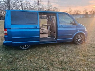 Usata VW T5 Highline 174 CV (127 kW) 2007 Blu Furgone