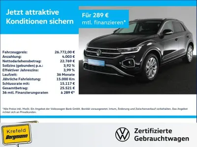 Occasion VW T-Roc Style 150 ch (110 kW) 2023 Noir SUV