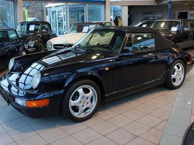 Nachtblau met. Gebraucht 1991 Porsche 911 Carrera 4 Cabriolet Cabrio | 63.900 €