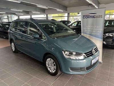 Gebraucht VW Sharan Comfortline 150 PS (110 kW) 2022 Petroleum blue Van / Kleinbus