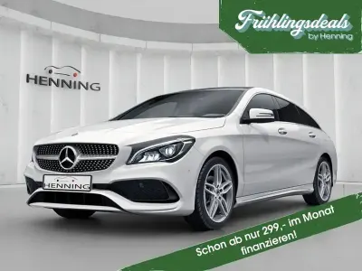 Brugt Mercedes CLA220 AMG 184 HK (135 kW) 2018 Hvid Sedan