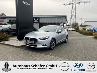 gebraucht Mazda 3 Signature HUD Navi LED Scheinwerferreg. Mehrzonenklima 2-Zonen-Klimaautom Klimaautom