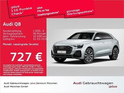Gebraucht Audi Q8 Performance 286 PS (210 kW) 2025 Satellitsilber metallic SUV