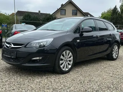 Brugt Opel Astra Style 165 HK (121 kW) 2015 Sort Stationcar