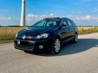 Gebraucht VW Golf VI Highline 105 PS (77 kW) 2009 Schwarz Kombi