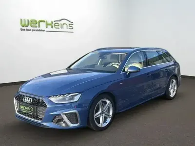 Second-hand Audi A4 S-Line 204 CP (150 kW) 2023 Albastru Break