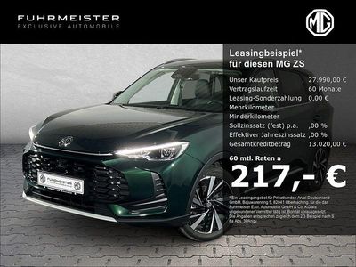 Gruen Neu 2026 MG ZS Luxury SUV | 27.990 € (Teuer)