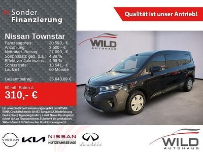 Neu Nissan Townstar N-Connecta 131 PS (96 kW) 2025 Schwarz Van