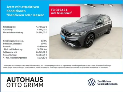 Gebraucht VW Tiguan Allspace R-line 193 PS (141 kW) 2024 Platinum grey metallic (metallic) SUV