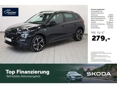 Gebraucht Skoda Kamiq Monte Carlo 150 PS (110 kW) 2024 Schwarz SUV
