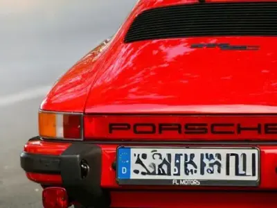 Brugt Porsche 911 204 HK (150 kW) 1986 Rød Cabriolet