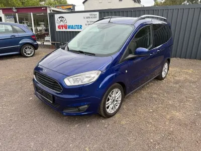 Gebraucht Ford Tourneo Titanium 101 PS (74 kW) 2016 Blau Van / Kleinbus