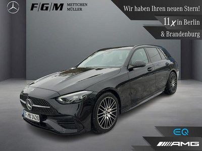 Unilack schwarz Gebraucht 2024 Mercedes C200 AMG line Kombi | 43.770 €