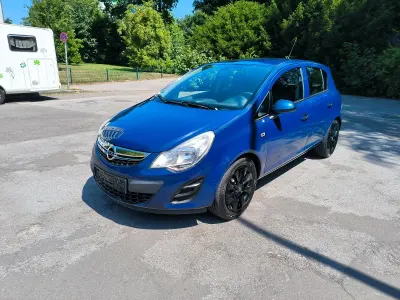 Gebraucht Opel Corsa Edition 69 PS (50 kW) 2012 Blau Kleinwagen