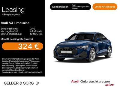 Gebraucht Audi A3 S-Line 150 PS (110 kW) 2025 Ascariblau metallic Limousine