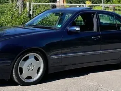 Brugt Mercedes E430 Elegance 279 HK (205 kW) 1999 Blå Sedan