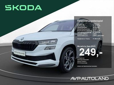 Gebraucht Skoda Karoq SportLine 150 PS (110 kW) 2023 Moonweiss SUV