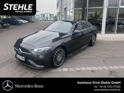 Grau Gebraucht 2025 Mercedes C220 AMG line Limousine | 49.890 €