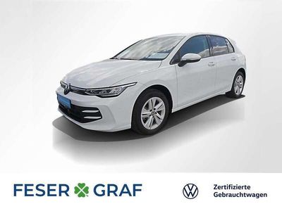 Pure white Gebraucht 2024 VW Golf VIII Life Limousine | 25.730 € (Guter Preis)