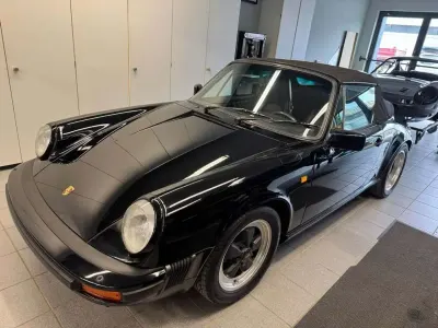 Gebraucht Porsche 911 Carrera Cabriolet 231 PS (169 kW) 1988 A1 schwarz Cabrio
