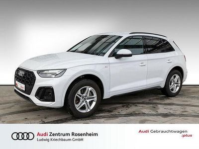 Gebraucht Audi Q5 S-Line 204 PS (150 kW) 2021 Gletscherweiß metallic SUV