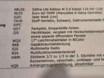 Opel Zafira Life