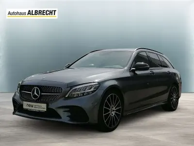 Gebraucht Mercedes C180 AMG line 156 PS (114 kW) 2020 Selenitgrau  metalliclack Kombi