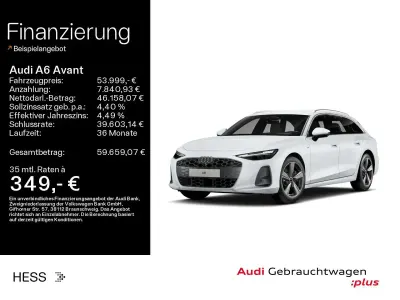 Gebraucht Audi A6 S-Line 299 PS (219 kW) 2025 Gletscherweiß metallic Kombi