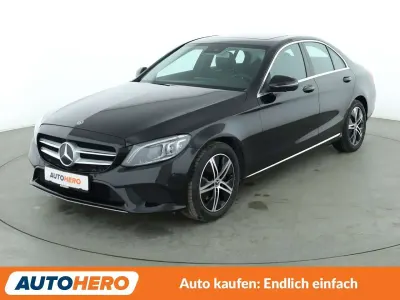 Gebraucht Mercedes C220 Avantgarde 194 PS (142 kW) 2020 Obsidianschwarz Limousine