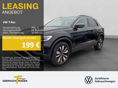Schwarz Gebraucht 2025 VW T-Roc Goal SUV | 28.240 € (Fairer Preis)