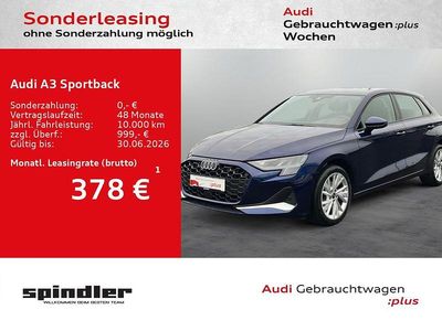 Usata Audi A3 Advanced Plus 150 CV (110 kW) 2024 Blu Berlina