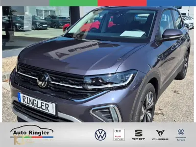 Second-hand VW T-Cross Style 150 CP (110 kW) 2025 Gri SUV
