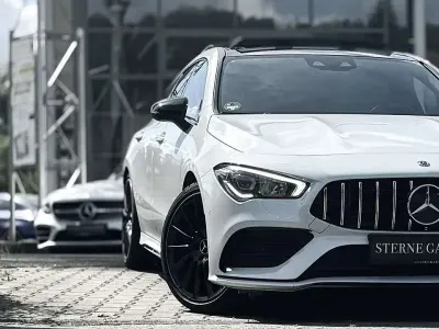 Gebraucht Mercedes CLA35 AMG Shooting Brake Advanced 306 PS (225 kW) 2019 Weiß Kombi