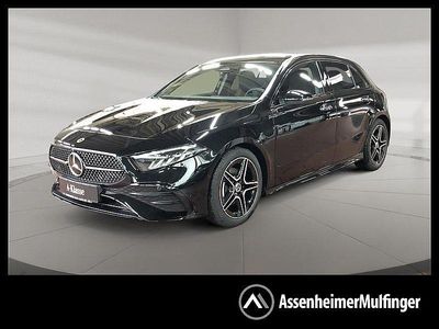Schwarz metalliclack kosmosschwarz Gebraucht 2024 Mercedes A180 Limousine | 30.440 € (Etwas zu teuer)