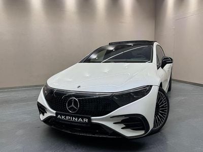 Weiß Gebraucht 2023 Mercedes EQS450+ AMG line Limousine | 66.400 € (Guter Preis)