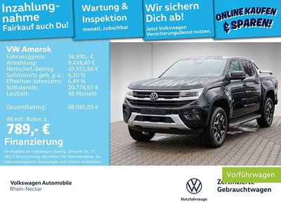 Usata VW Amarok Style 241 CV (177 kW) 2026 Nero Pick-up