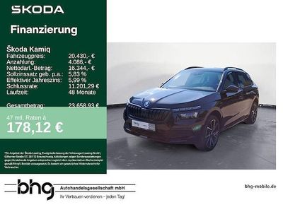 Gebraucht Skoda Kamiq Monte Carlo 110 PS (80 kW) 2022 Schwarz SUV