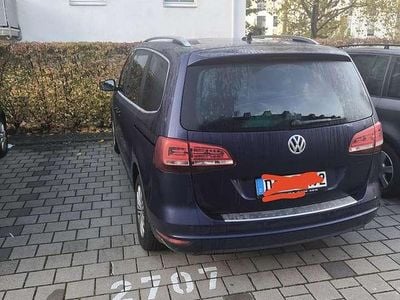 Gebraucht VW Sharan Highline 150 PS (110 kW) 2019 Blau Van / Kleinbus